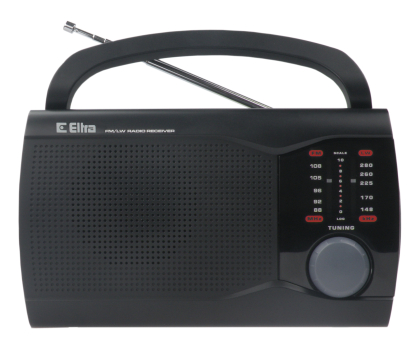 Radio i budzik ELTRA RO ELTRA EWA Czarna